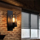 Axyaa Retro Loft Glass Wall Sconce for Warehouse Corridor Living Room Bedroom