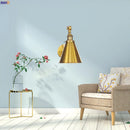 Axyaa Industrial Vintage LED Wall Light - Gold Bedroom Loft Stair Lamp