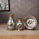 Axyaa Ceramic Vase Set for Stylish Dried Flowers Arrangement and Home Decor