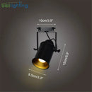 Axyaa Vintage Black 5W LED Track Light, Industrial Loft Rail Spot Lamp
