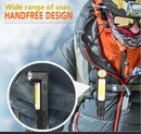 Axya Rechargeable LED Flashlight: Ultra Bright, Waterproof, 90° Rotation Work Light