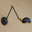 Axyaa Loft Style Retro Vintage Swing Arm LED Wall Sconce Industrial Light Fixtures