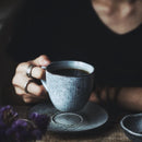Axya Creative Coffee Cup Set with Saucer for Afternoon Tea and Breakfast