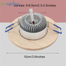 Axyaa Solid Wood LED Downlight for Industrial Office Living Room