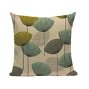 Axyaa Cartoon Plant Sofa Pillowcase - Multicolor Home Decoration