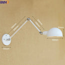 Axyaa Retro Vintage Swing Arm Wall Lamp Industrial Sconce Lighting