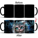 Magic Cat Color Changing Coffee Mug by Axyaa: Heat Sensitive Porcelain Tea Cup for Friends