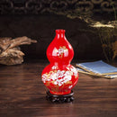Axyaa Elegant Chinese Cloisonne Vase: Luxury Porcelain Ornament for Home Decor