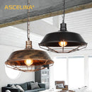 Axyaa Retro Industrial Pendant Light for Vintage Home Lighting Fixtures.