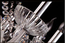 Luxury White Transparent LED Crystal Chandelier by Axyaa for Elegant Living Room