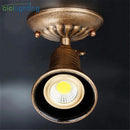 Axyaa Vintage Industrial LED Spot Ceiling Light Surface Mounted Track Lighting