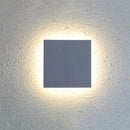 Axyaa Square LED Outdoor Wall Light for Garden, Balcony, Corridor - Waterproof Aluminum Light