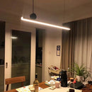 Axya Geometric Strip Pendant Lamps - Minimalist Luxury Copper Light for Modern Spaces