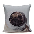 Axyaa Pug Dog Square Cushion Cover 45x45cm Home Decor