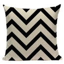 Axyaa Simple Geometry Pillowcase - Zebra Leopard Print Home Cushion