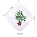 Axya Green Plants Ceramic Dinner Plate Beef Fruit Cake Food Tableware