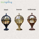 Axyaa Vintage Outdoor Pillar Lamp: Enhance Your Garden with Stylish Illumination