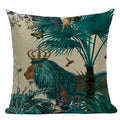 Axyaa Nordic Dog Lion Bunny Home Decor Pillow Case Sofa Cover 45x45cm Square