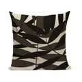 Axyaa Woven Flower Tree Cushion Cover - Black & White Decorative Pillowcase