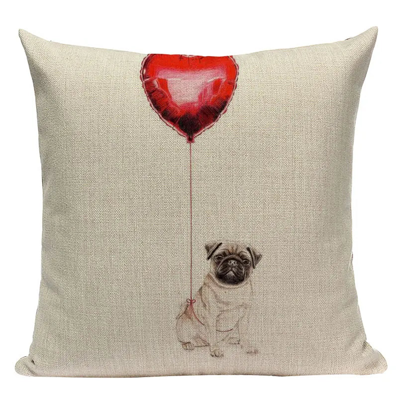 Axyaa Geometric Cushion Covers - Monkey Horse Print, Custom Home Décor, Throw Pillows