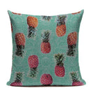 Colorful Pineapple Ananas Decor Cushion Cover by Axyaa - Modern Tropical Print