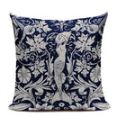 Axyaa Mermaid Pillowcase Ocean Style Cushion Cover 45x45cm Square Home Decor