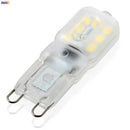 Axyaa 5pcs LED G9 Bulb 2W 220V Corn Lights, Halogen Replacement
