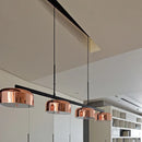 Axyaa Postmodern 4-Head Pendant Light for Dining Bar Office, Modern LED Suspension Lighting