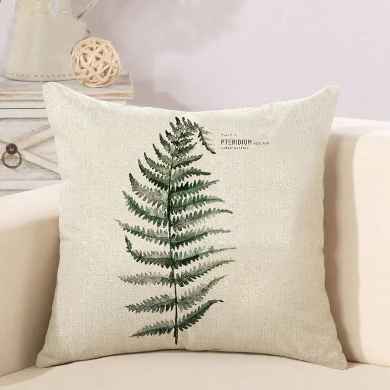 Axya™ Plant Throw Pillow Cover Decorative Cushion Vehicle Sofa Seat Christmas Gift