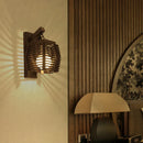 Axyaa Bamboo Wall Lamp: Vintage Chinese E27 Sconce Light for Home, Restaurant, Cafe