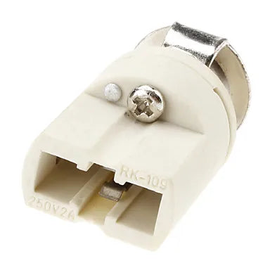 Axyaa White Ceramic G9 Lamp Holder Base 110V-220V Douille Soquete for G9 Socket