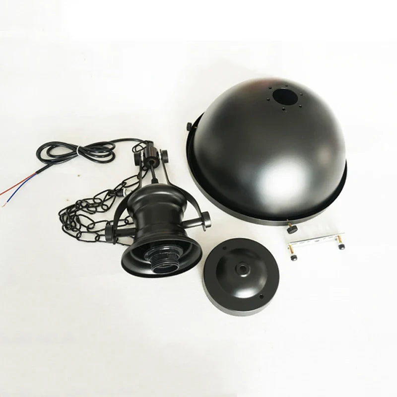 Axyaa Retro Industrial Pendant Lamp Chain Kitchen Ceiling Lights