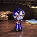 Axyaa Elegant Chinese Cloisonne Vase: Luxury Porcelain Ornament for Home Decor
