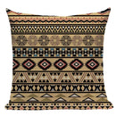 Axyaa Boho Plaid Stripes Pillow Cover 45x45cm Sofa Chair Custom Print Square