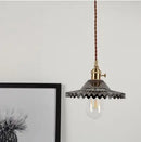 Axyaa Nordic Glass Ball Pendant Light - Copper Vintage Hanging Lamp