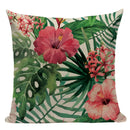 Axyaa Boho Kilim Leaf Cushion Cover - Retro Middle Eastern Style Home Decor