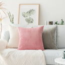 Axyaa Monochrome Velvet Cushion Cover, Soft Home Decor, Various Colors, 45x45cm, 60x60cm