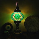 Axyaa Vintage Art Deco Mosaic Table Lamp Handcrafted Glass Bed Light Night Lights