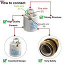 Axyaa Vintage E27 Socket Lamp Holder Aluminum Light Bulb LED Homekit