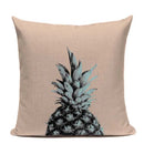 Colorful Pineapple Ananas Decor Cushion Cover by Axyaa - Modern Tropical Print