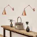 Axyaa Antique Adjustable Iron Loft Wall Sconce LED Industrial Wall Lights