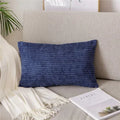Axyaa Monochrome Corduroy Velvet Pillow Case, 40x60cm