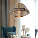 Axyaa LED Drop Pendant Lamp Minimalist Diamond Shape Hanging Light.DataGridViewCellStyle