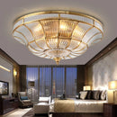 Axyaa Handcrafted Copper European Ceiling Light for Bedroom and Living Room