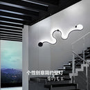 Axyaa Wave Acrylic LED Chandelier Dimmable Home Lighting for Living/Dining Room