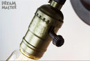 Axyaa Industrial Mini Wall Light with On/Off Switch - Retro Adjustable Sconces