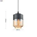 Axyaa Modern Nordic Glass Pendant Lamp for Dinning Room and Bar