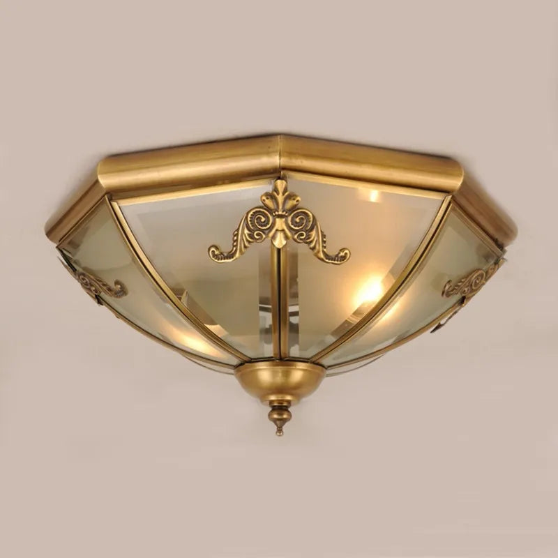 Axyaa European Copper Ceiling Light for Balcony Aisles, Staircases, and Storage Rooms