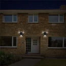 Axyaa 12W LED Modern Wall Sconce - Outdoor Wall Lamp for Indoor Living Room