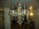 Axyaa Modern Luxury Crystal Pendant Chandelier for Bedroom Living Room